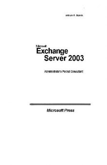 Microsoft Exchange 2003 Server, Справочник администратора