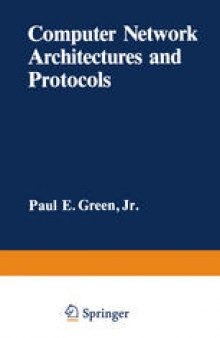 Computer Network Architectures and Protocols