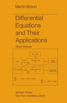 Differential Equations and Their Applications: Short Version