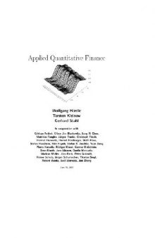 Applied quantitative finance