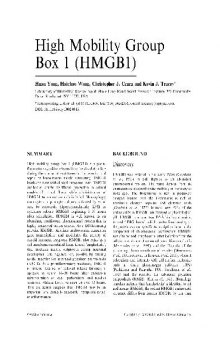 High Mobility Group Box 1 (HMGB1)