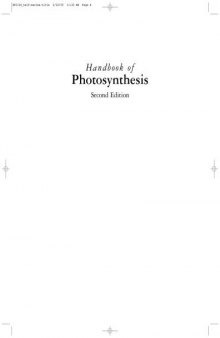 Handbook of Photosynthesis, Second Edition (Books in Soils, Plants, and the Environment)