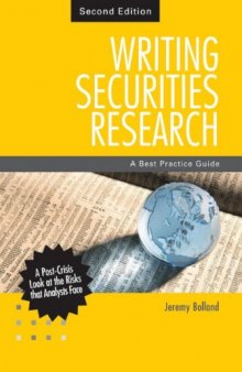 Writing securities research : a best practice guide