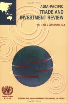 Asia-Pacific Trade and Investment Review, Vol. 1 No. 2 (November 2005)