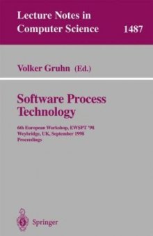 Software Process Technology: 6th European Workshop, EWSPT '98 Weybridge, UK, September 16–18, 1998 Proceedings