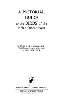A Pictorial Guide to Birds of the Indian Subcontinent