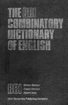 The BBI Combinatory Dictionary of English