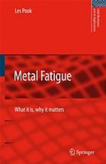 Metal fatigue : what it is, why it matters
