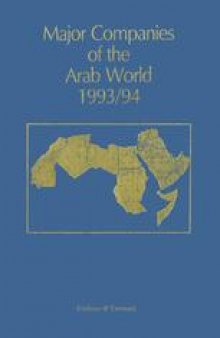 Major Companies of the Arab World 1993/94