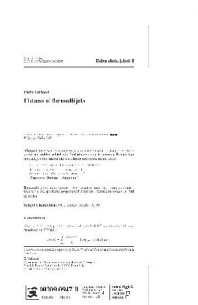 Flatness of Bernoulli jets