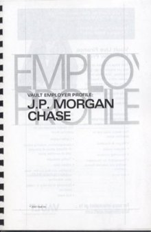 VEP: J.P. Morgan Chase 2003 (Vault Employer Profile)