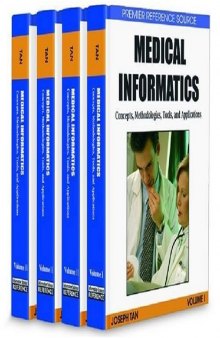 Medical informatics: Concepts, methodologies, tools, and applications