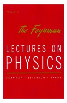 The Feynman Lectures on Physics, Vol. 3