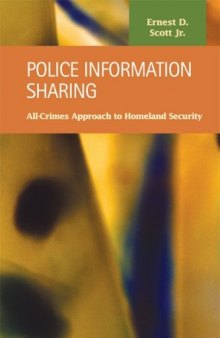 Police Information Sharing: All-crimes Approach to Homeland Security 