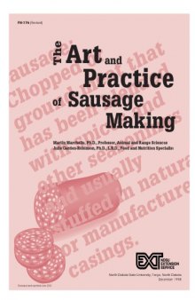 The art and practice of sausage making