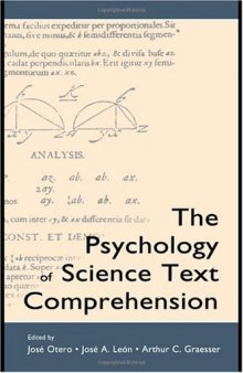 The Psychology of Science Text Comprehension