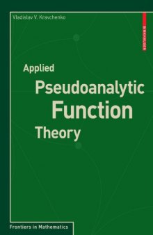 Applied pseudoanalytic function theory