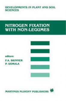 Nitrogen Fixation with Non-Legumes: The Third International Symposium on Nitrogen Fixation with Non-legumes, Helsinki, 2–8 September 1984