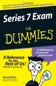 Series 7 Exam For Dummies (For Dummies (Career Education))