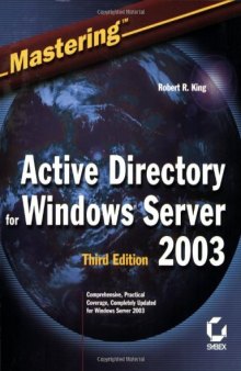 Mastering Active directory for Windows server 2003
