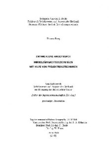 Entwicklung anisotroper Wirbelzahigkeitsbeziehungen mit Hilfe von Projectionstechniken