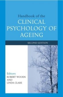 Handbook of the Clinical Psychology of Ageing, Second Edition