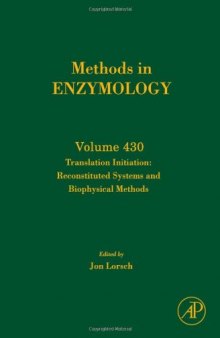 Translation Initiation: Reconstituted Systems and Biophysical Methods