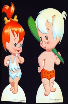 Pebbles and Bamm-Bamm Paper Dolls