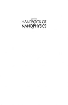 Handbook of nanophysics. / no. 7, Nanomedicine and nanorobotics