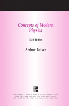 Concepts of Modern Physics