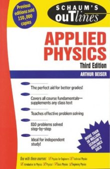 Schaum's outline of theory and problems of applied physics