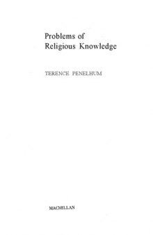 Problems of Religious Knowledge (Philosophy of Religion Series)
