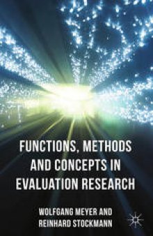 Functions, Methods and Concepts in Evaluation Research