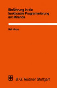 Einführung in die funktionale Programmierung mit Miranda