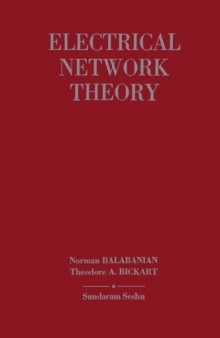 Electrical Network Theory