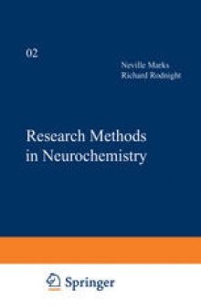 Research Methods in Neurochemistry: Volume 2