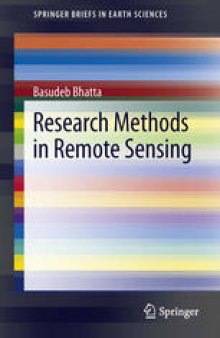 Research Methods in Remote Sensing