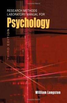 Research Methods Laboratory Manual for Psychology, Third Edition  
