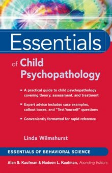 Essentials of Child Psychopathology