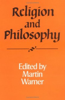 Religion and Philosophy (Royal Institute of Philosophy Supplement, No. 31)