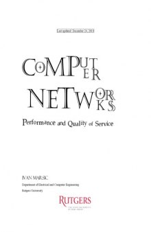 Computer Networks - Performance and QOS