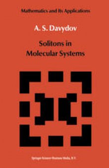 Solitons in Molecular Systems