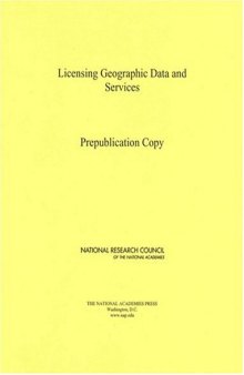 Licensing geographic data and services  