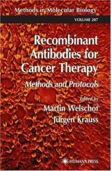 Recombinant Antibodies for Cancer Therapy. Methods and Protocols