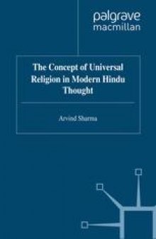 The Concept of Universal Religion in Modern Hindu Thought
