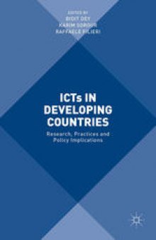 ICTs in Developing Countries: Research, Practices and Policy Implications