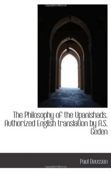 The Philosophy of the Upanishads (The Religion and Philosophy of India)