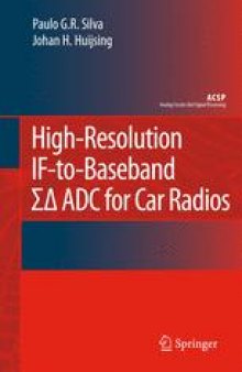 High-Resolution If-To-Baseband ΣΔ Adc For Car Radios