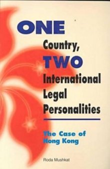 One Country, Two International Legal Personalities: The Case of Hong Kong