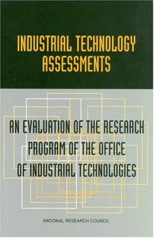 Industrial Technology Assessments: An Evaluation of the Research Program of the Office of Industrial Technologies